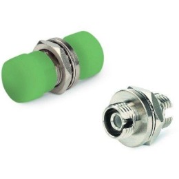 Адаптер проходной оптический FA-S00Z-FC/FC-N/GN-SL FC/APC-FC/APC SM simplex корпус металл; зел. колп