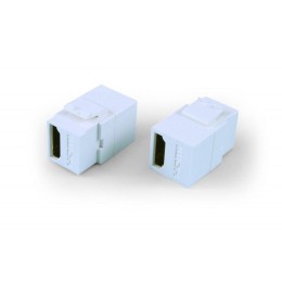 Вставка KJ1-HDMI-AL18-WH формата Keystone Jack с прох. адапт. HDMI (Type A) long body (29.7мм) ROHS