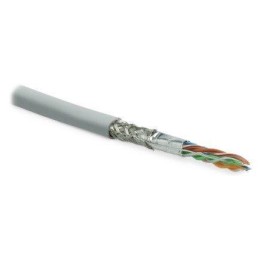 Кабель витая пара SF/UTP кат.5E 4 пары 24 AWG ОЖ solid экран-фольга + медн. оплетка LSZH -40град.C-+