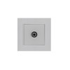 Розетка TV проходная Karea LINE STAR жемчуж. Makel 86100007