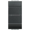 Переключатель промежуточный 1-кл. 1мод. СП LivingLight 16А IP20 Axial авт. клеммы антрацит Leg BTC L