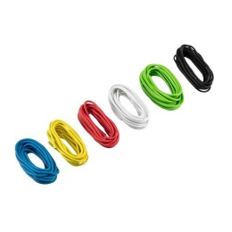 Набор автопровода "Радуга" 1х1.5мм 6 цветов (бел.; жел.; зел.; красн.; син.; черн.) по 3м (уп.6шт) R