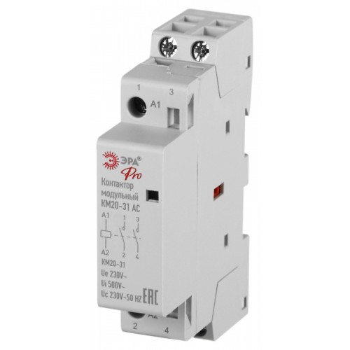 Контактор модульный ЭРА PRO NO-902-329 КМ20-31 АС