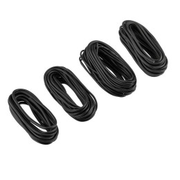 Набор автопровода "Ассорти" 0.50х5м/0.75х5м/1.50х3м/2.50х2м черн. (уп.4шт) Rexant 01-6553