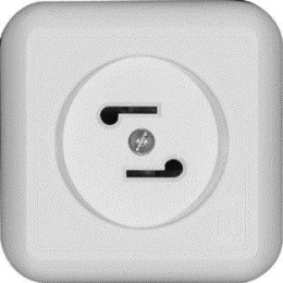 Розетка радиотрансляционная ОП Прима 30В 50-10000Гц бел. (опт. упак) SchE RPVA-B