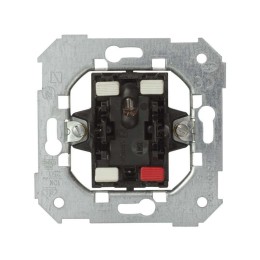 Переключатель проходной 1-кл. СП Simon 82 10А IP20 с подсветкой механизм Simon 75202-39