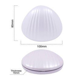 Зеркало M147-SL C01 с LED подсветкой складное 1х/5х 2хCR2032 двойн. бел. Camelion 13002