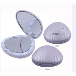 Зеркало M147-SL C01 с LED подсветкой складное 1х/5х 2хCR2032 двойн. бел. Camelion 13002