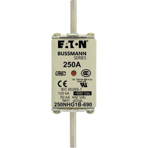 Предохранитель NH 160A 690В gG 1 двойн. индикация EATON 160NHG1B-690