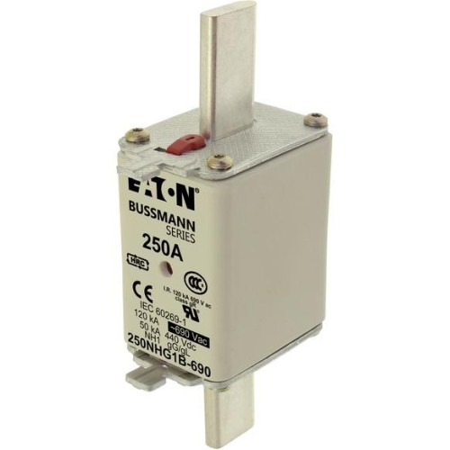 Предохранитель NH 160A 690В gG 1 двойн. индикация EATON 160NHG1B-690