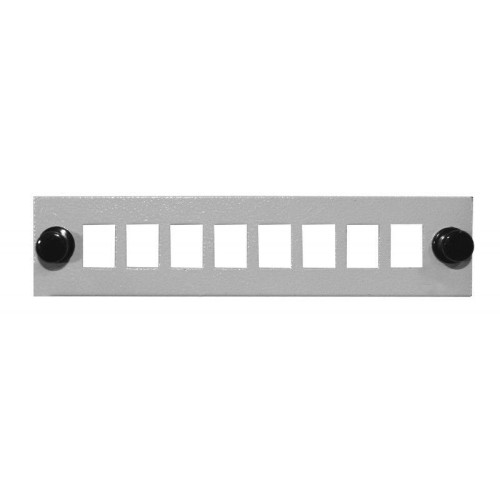 Панель лицевая FO-FP-W140H42-8SC/DLC-GY (модуль) для установки 8-SC(DLC) с отв. М2 для крепл. адапте