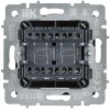 Выключатель перекрестный 2-кл. СП BRITE ВС10-2-3-БрС 10А механизм сталь IEK BR-V23-0-10-K46