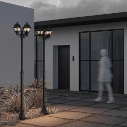 Светильник Abbey Road 3х60Вт E27 IP44 садово-парковый Maytoni O003FL-03B