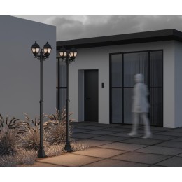 Светильник Abbey Road 3х60Вт E27 IP44 садово-парковый Maytoni O003FL-03B