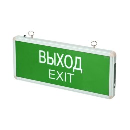 Светильник светодиодный PEL 101-1 "ВЫХОД-EXIT" (табло) 3Вт 1.2В IP20 ССА аварийный оповещатель Pro+