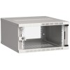 Шкаф LINEA WE 6U 600x650мм дверь стекло сер. ITK LWE3-06U67-GF