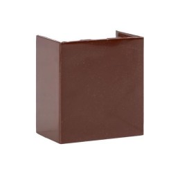 Соединитель 40х25 под темн. дерево Plast PROxima (уп.4шт) EKF cond-40-25x4