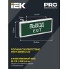 Светильник светодиодный ССА 1001 "ВЫХОД-EXIT" 3Вт аварийный односторонний IEK LSSA0-1001-003-K03