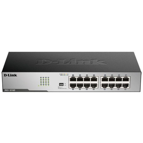 Коммутатор неуправляемый DGS-1016D/I2A 16G D-Link 1853364