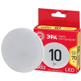 ЭРА ECO LED GX-10W-827-GX53 (диод, таблетка, 10Вт, тепл, GX53)