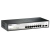 Коммутатор настраиваемый DGS-1210-10/F1A 8G 2SFP D-Link 1338524