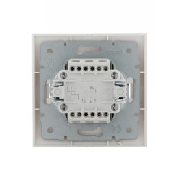 Выключатель 2-кл. СП Deriy 10А бел. LEZARD 702-0202-101