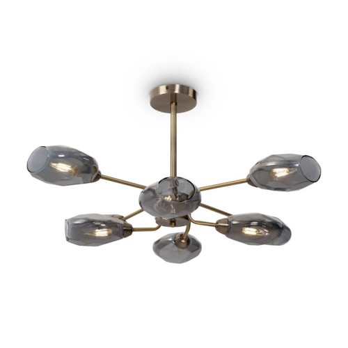 Светильник Ashy 40Вт E14х8 IP20 потолочн. Freya FR5327CL-08BZ