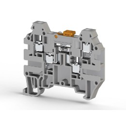Клеммник 4-х выводной с размыкателем 2.5кв.мм сер. AVK 2.5 CCA Klemsan 324939