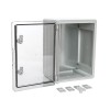 Корпус пластиковый с монтажной панелью ЩМП IP65 прозр. дверь 400х300х170 Промрукав PR08.26491