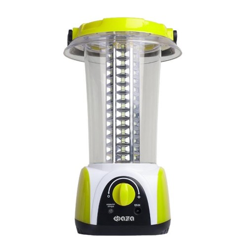 Фонарь аккумуляторный кемпинговый AccuF5-L84-gn 84SMD 0.5Вт 20-450лм аккум. 4В 1.6А.ч IP20 диммер ру