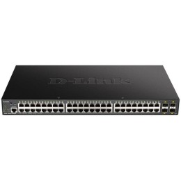 Коммутатор настраиваемый DGS-1250-52XMP/A1A 48G 4SFP+ 48PoE+ 370Вт D-Link 1750558