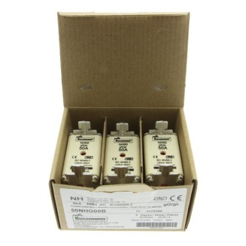 Предохранитель NH 50А 500В 00 GG EATON 50NHG00B