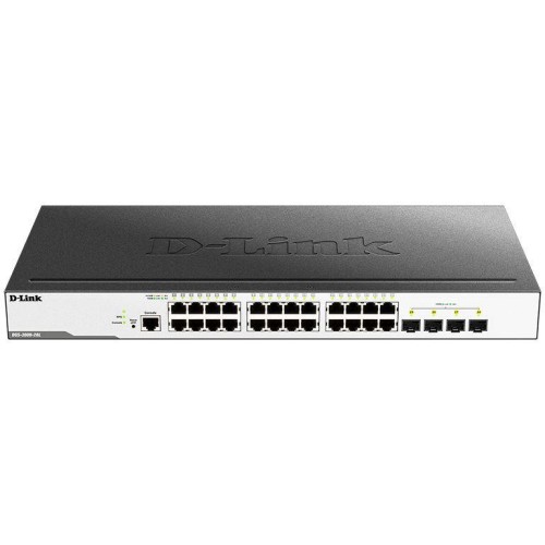 Коммутатор управляемый DGS-3000-28L/B1A 24G 4SFP D-Link 1604434