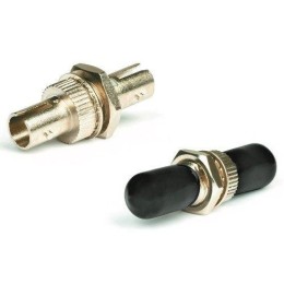 Адаптер проходной оптический FA-S00Z-ST/ST-N/BK-SL ST/UPC-ST/UPC SM/MM simplex корпус металл; черн.