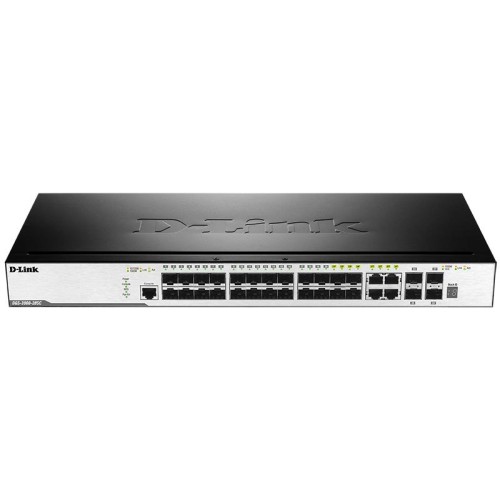 Коммутатор управляемый DGS-3000-28SC/A1A 4G 20SFP 4SFP+ D-Link 1346769