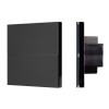 Панель кнопочная SMART-DMX512-801-22-4G-4SC-DIM-IN Black (230В 2.4G) (IP20 пластик) INTELLIGENT ARLI