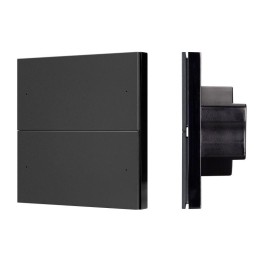 Панель кнопочная SMART-DMX512-801-22-4G-4SC-DIM-IN Black (230В 2.4G) (IP20 пластик) INTELLIGENT ARLI