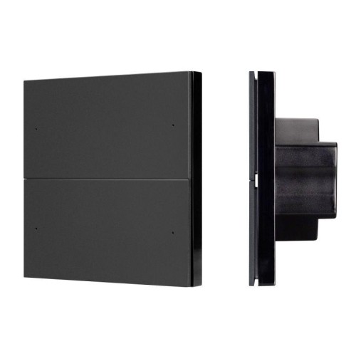 Панель кнопочная SMART-DMX512-801-22-4G-4SC-DIM-IN Black (230В 2.4G) (IP20 пластик) INTELLIGENT ARLI