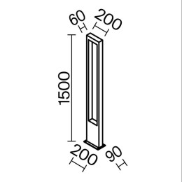 Светильник Bonn 20Вт 3000К IP65 садово-парковый Maytoni O425FL-L20GF