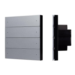 Панель кнопочная SMART-DMX512-801-22-8G-8SC-DIM-IN Grey (230В 2.4G) (IP20 пластик) INTELLIGENT ARLIG