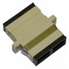 Адаптер проходной оптический FA-P11Z-DSC/DSC-N/BK-BG SC/PC-SC/PC MM duplex корпус пласт. беж.; черн.