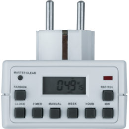 Таймер 61 556 NTR-E-S02-WH розет. электрон. Navigator 61556