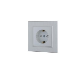 Розетка 1-м Karea LINE STAR с заземл. жемчуж. Makel 86100028