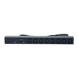 Блок распределения питания базовый PRO 1U 10/230 8 С13 Eurolan 60A-64-54-08BL