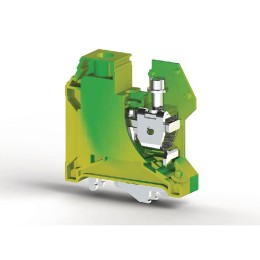 Клеммник на DIN-рейку (MR32/ MR35) 35кв.мм (земля) AVK 35T RD Klemsan 334210