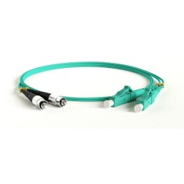 Патч-корд FC-D2-503-FC/PR-LC/PR-H-30M-LSZH-AQ волоконно-оптический (шнур) MM50/125(OM3) FC-LC duplex