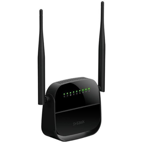 Роутер беспроводной DSL-2750U (DSL-2750U/R1A) ADSL черн. D-Link 1701710
