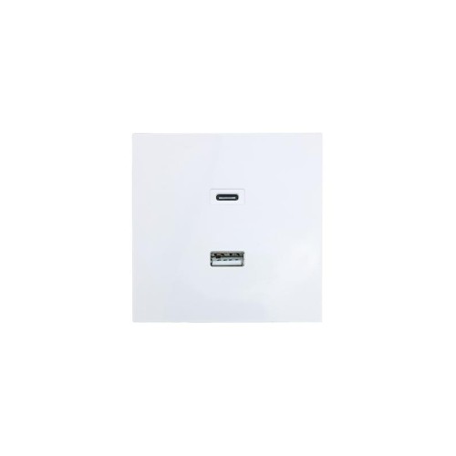 Розетка Type-C+ USB разъем СП ZIMA IP20 бел. LEZARD 704-0288-192TC