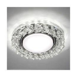 Светильник Bohemia LED 53 1 70 декор. из огран. стекла со светодиод. подсветкой GX53 прозр. ИТАЛМАК