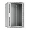 Шкаф телекоммуникационный настенный SH-05F-18U60/60-R 19дюйм 18U 600х600х901мм разобран. дверь стекл